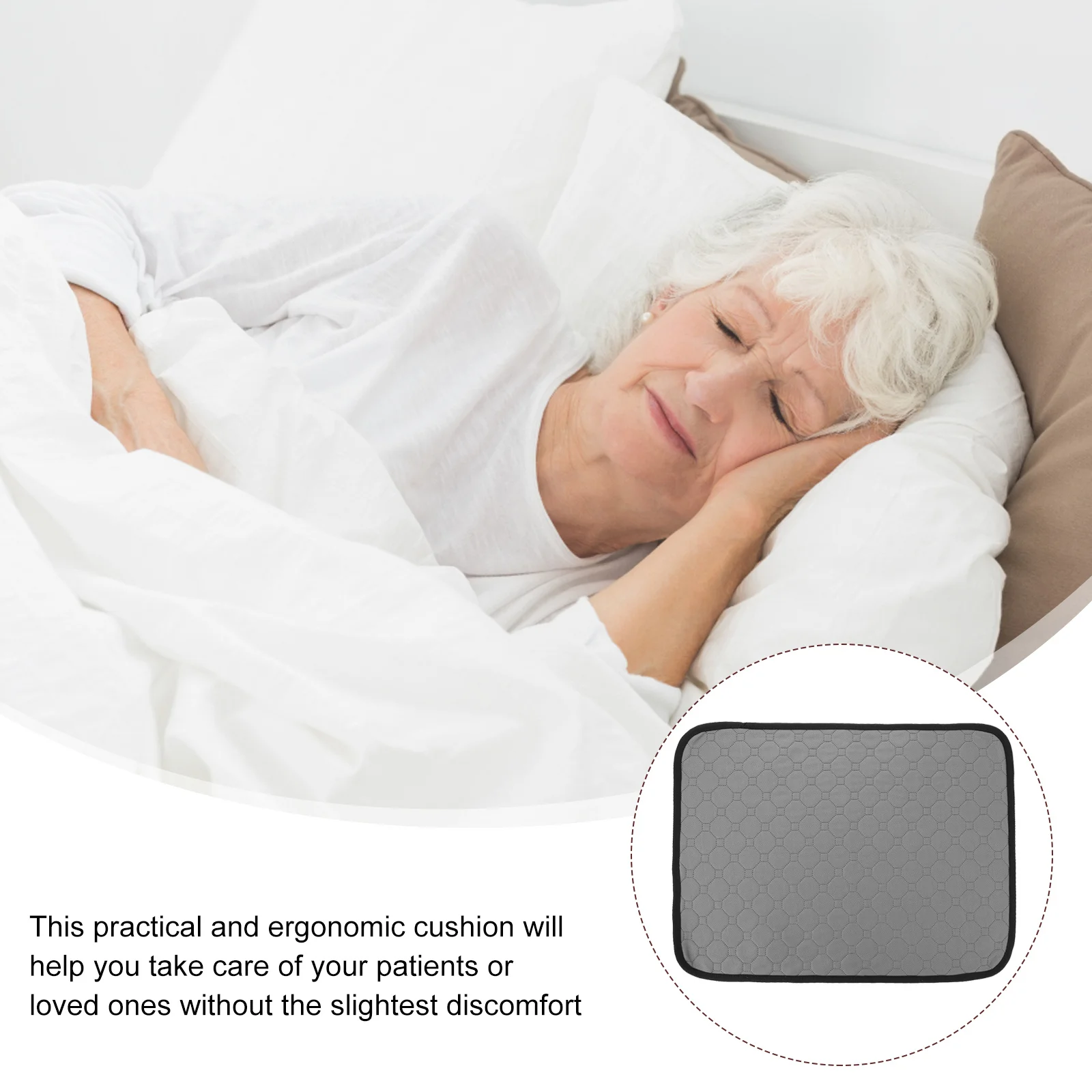 

1Pcs Washable Anti-Urine Pad Premium Multipurpose Nursing Cushion for Elderly Disabled Patients Transfer and Repositioning