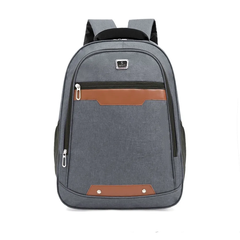 Casual Simple Backpack Men's New Large Capacity Business Computer Bag Fashion Casual Junior High School Student Shoulder Bags