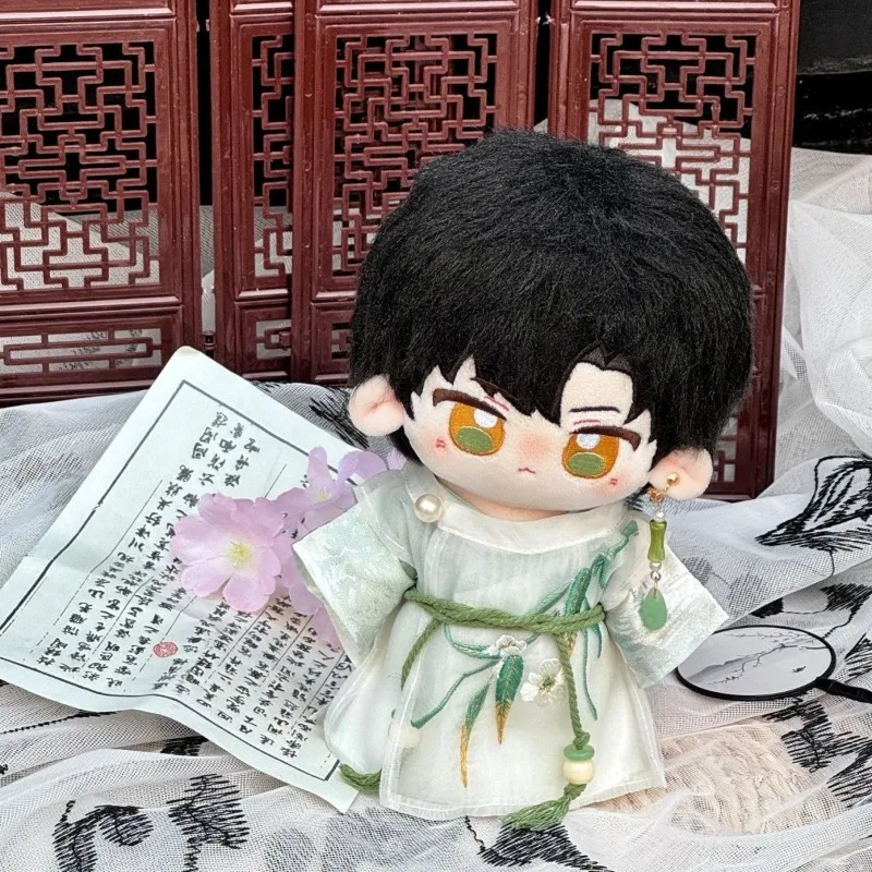 20 سنتيمتر أنيمي الكلاسيكية سمات الصبي Kawaii تأثيري الكرتون DIY بها بنفسك بدلة صغيرة ملابس دمى الأحذية مجموعة فستان لعبة المشجعين جمع هدية