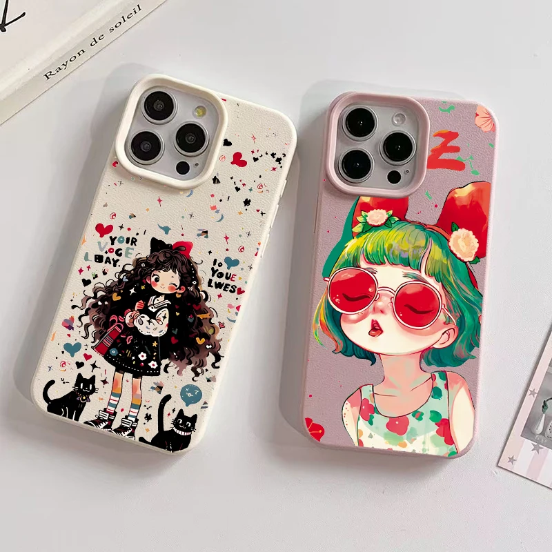Custodia Beautiful Girl Per Xiaomi Redmi Note 15 Pro 5G 15C 14C 13 12C 12 Note 14 Pro 13 12 11 10 Pro Plus A5 4G 5G-image