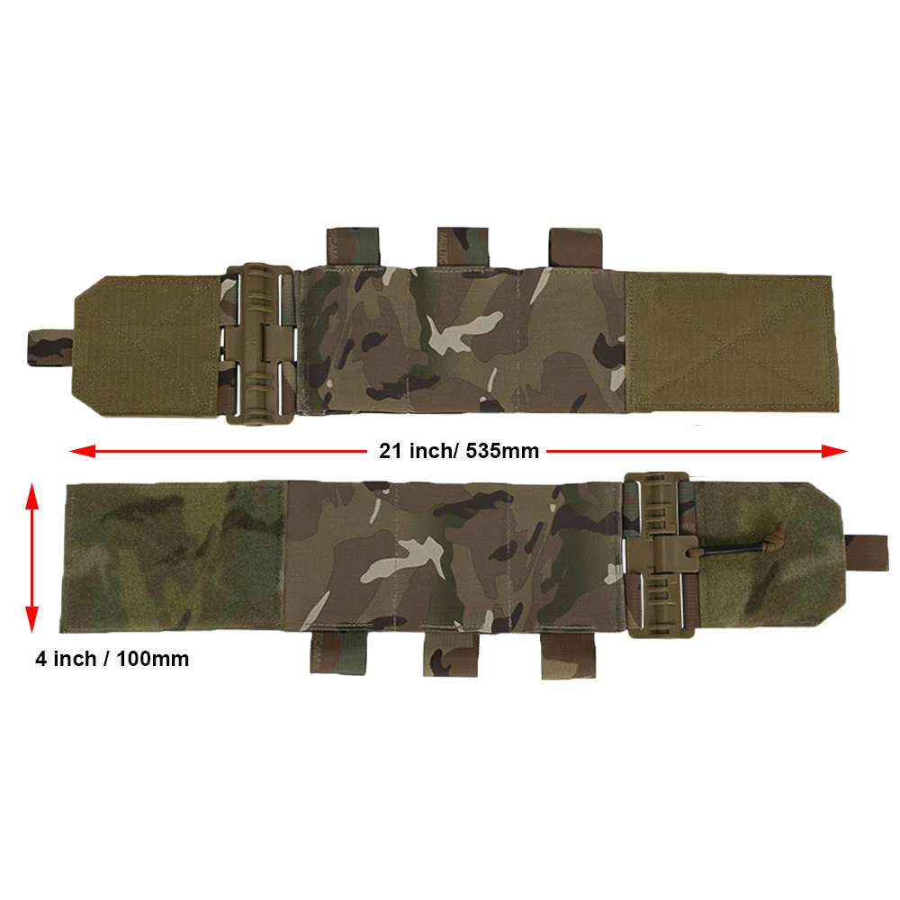 Tactical Universal Removal Buckle Set Civilian FCSK Molle System Vest Quick Release Set Elastic Cummerbun Waist Cover Vest Gear