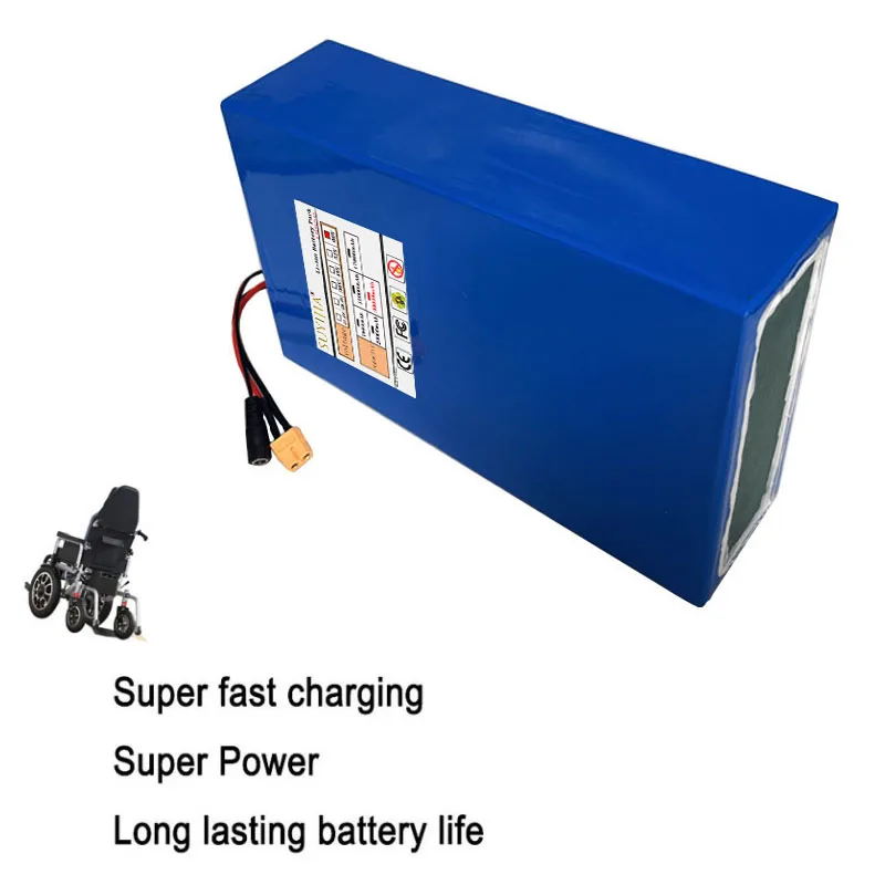 60V 30Ah Akku 16S8P 1500W 67,2V Lithiumbatterie 30000mAh, Eingebauter BMS Hochleistungs-Lithium-Ionen-Akku