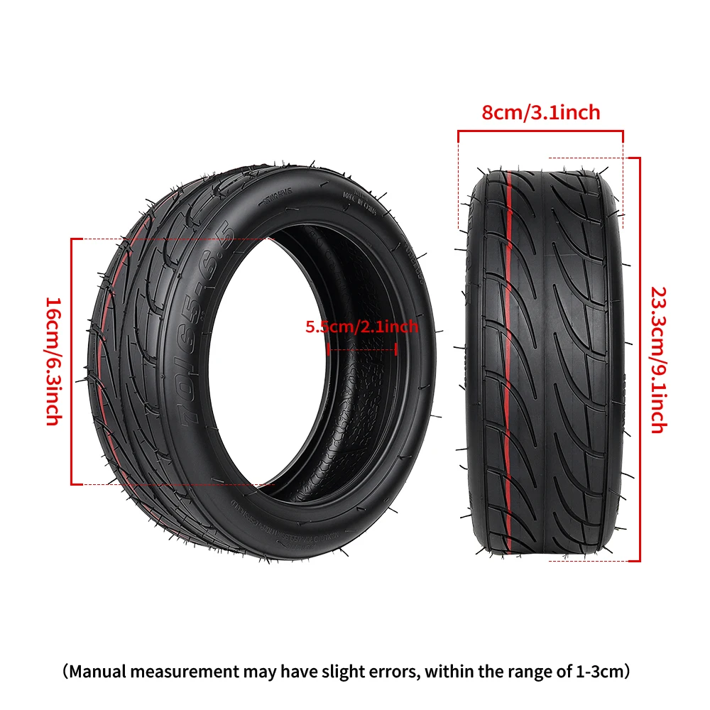 Für Ninebot Mini S Pro / S / S-Max / S-Plus Elektroroller 10x2.75-6.5 Schlauchloser Reifen 70/65-6.5 Selbstbalancierender Außenreifen Ersatzteile – Detail 26