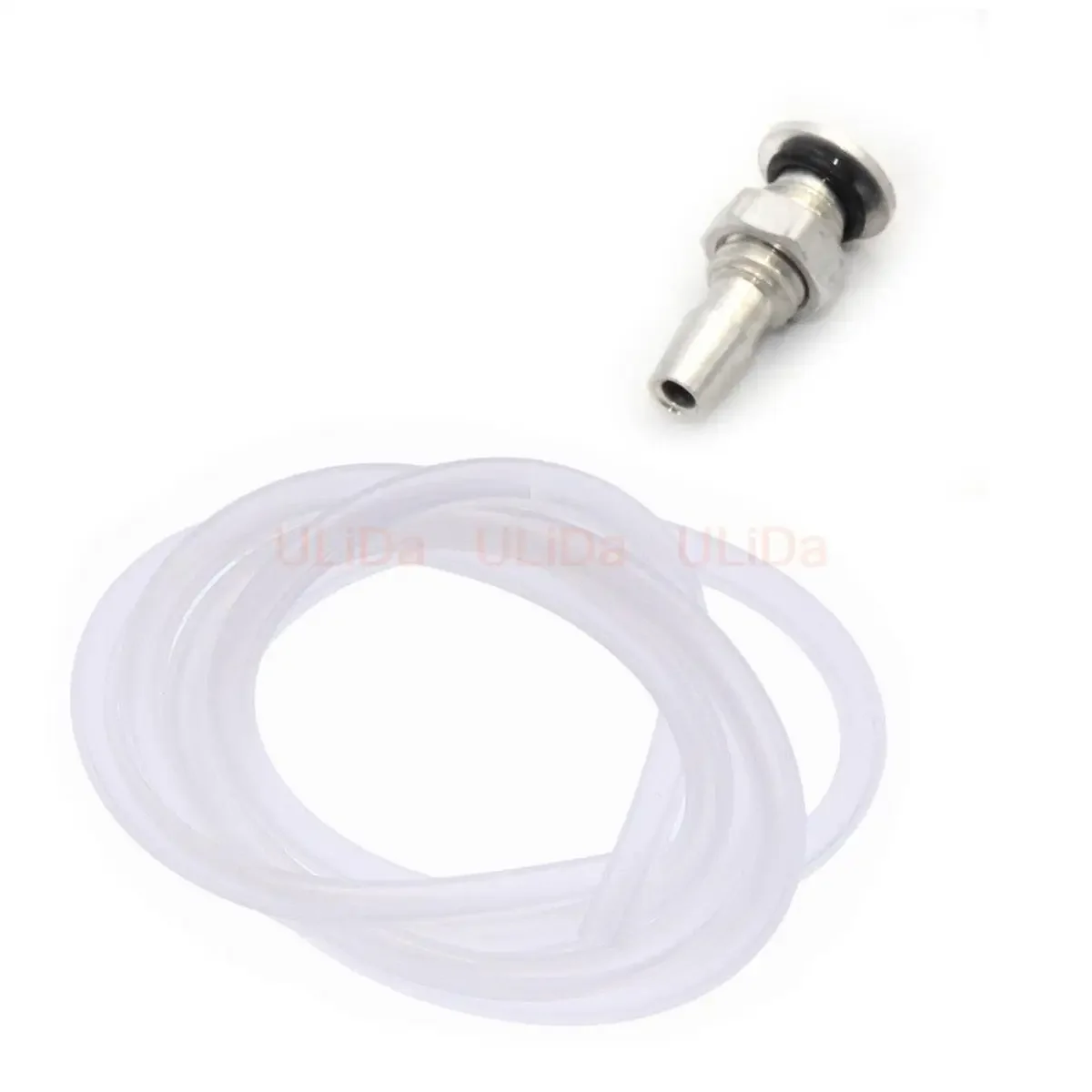 Tube de tuyau en silicone de refroidissement par eau pour moteur, système de refroidissement ESC, bateau RC, buse en alliage d'aluminium M6, 1 mètre