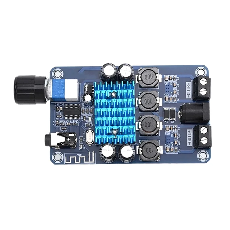 【B74A】Digital Amplifier 2X 50W High-Power Amplifier Bluetooth Digital Power Amplifier Board