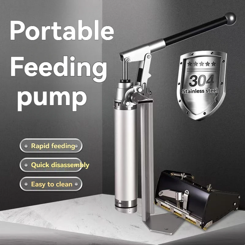 Manual feeding pump Cross-border special supply of paste liquid Stainless steel suction device Indoor and outdoor manufacturer