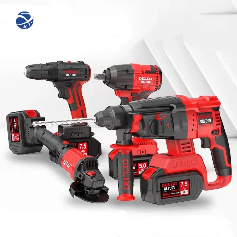 

Professional Red combination of various power tool sets Complete accessories Hand Socket Tool Set