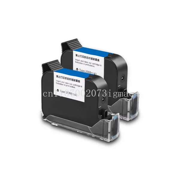 2588 Handheld Inkjet Printer Ink Cartridge High Adhesion Fast Drying Ink Cartridge 12.7mm Original Nozzle Integrated Universal