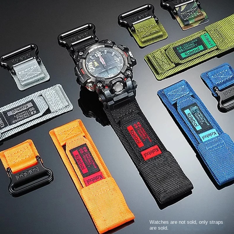 

Nylon watch band for Casio G-SHOCK 5678 GWG-2000 GWG-2040 Mudmaster Modified Bracelet Quick Installation Sports Waterproof Strap