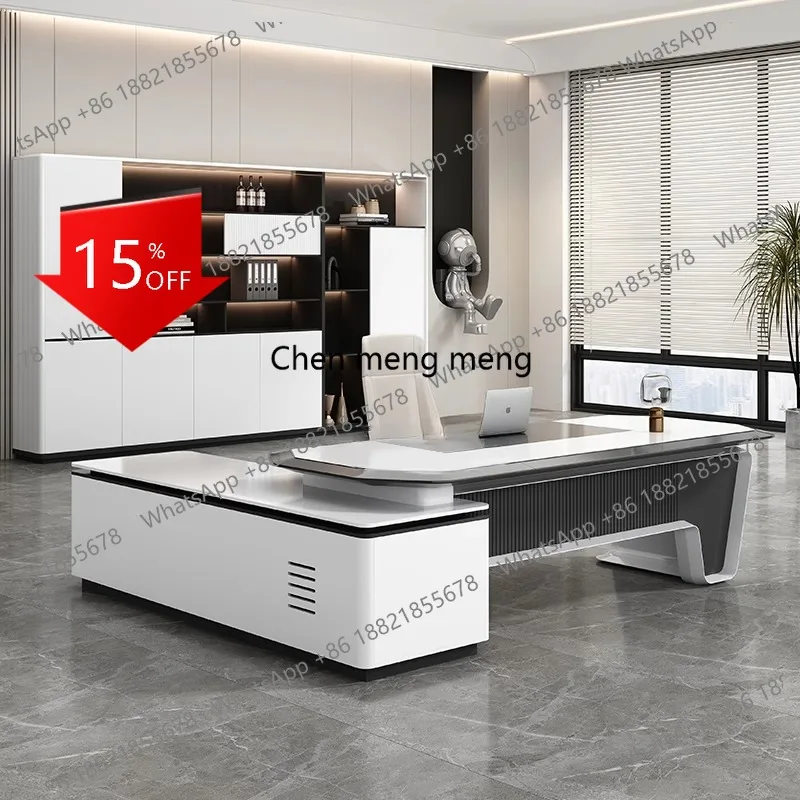 A139 Corner Office Desk Filing Cabinets Storage Minimalist Floor Stand Up Office Desk Design Work Mesa De Escritorio Desk Furnit