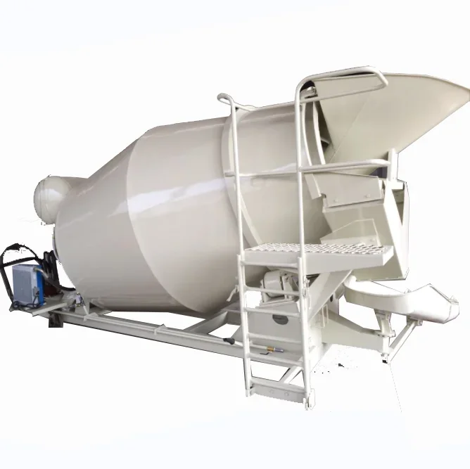 Concrete Mixing Truck Auto-feeding Concrete Drum Mixer Concrete Mixer Truck With Pump