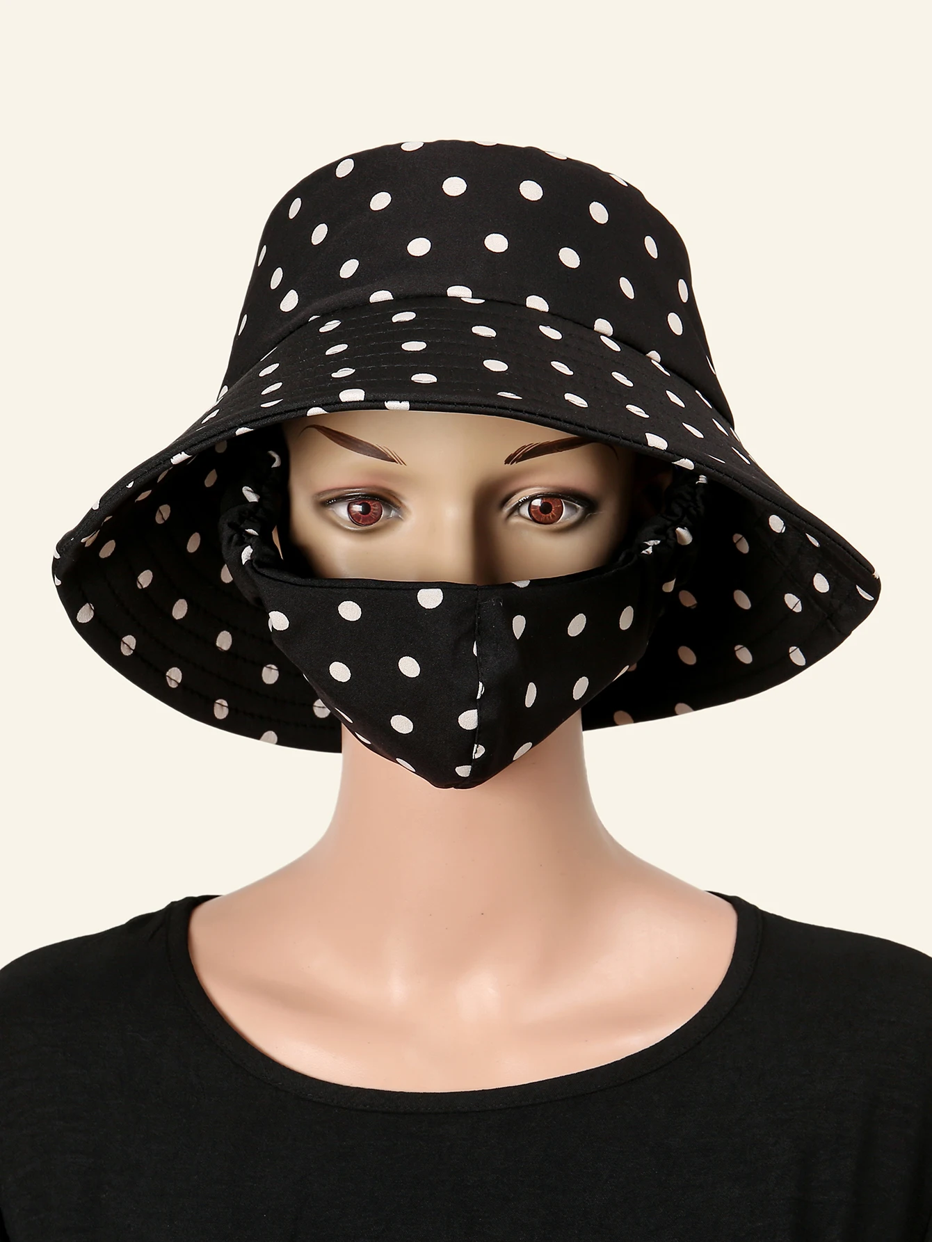 Gorro de protección solar para mujer, máscara facial integrada de Color sólido, sombra de sol de verano, bufanda ligera, 60cm