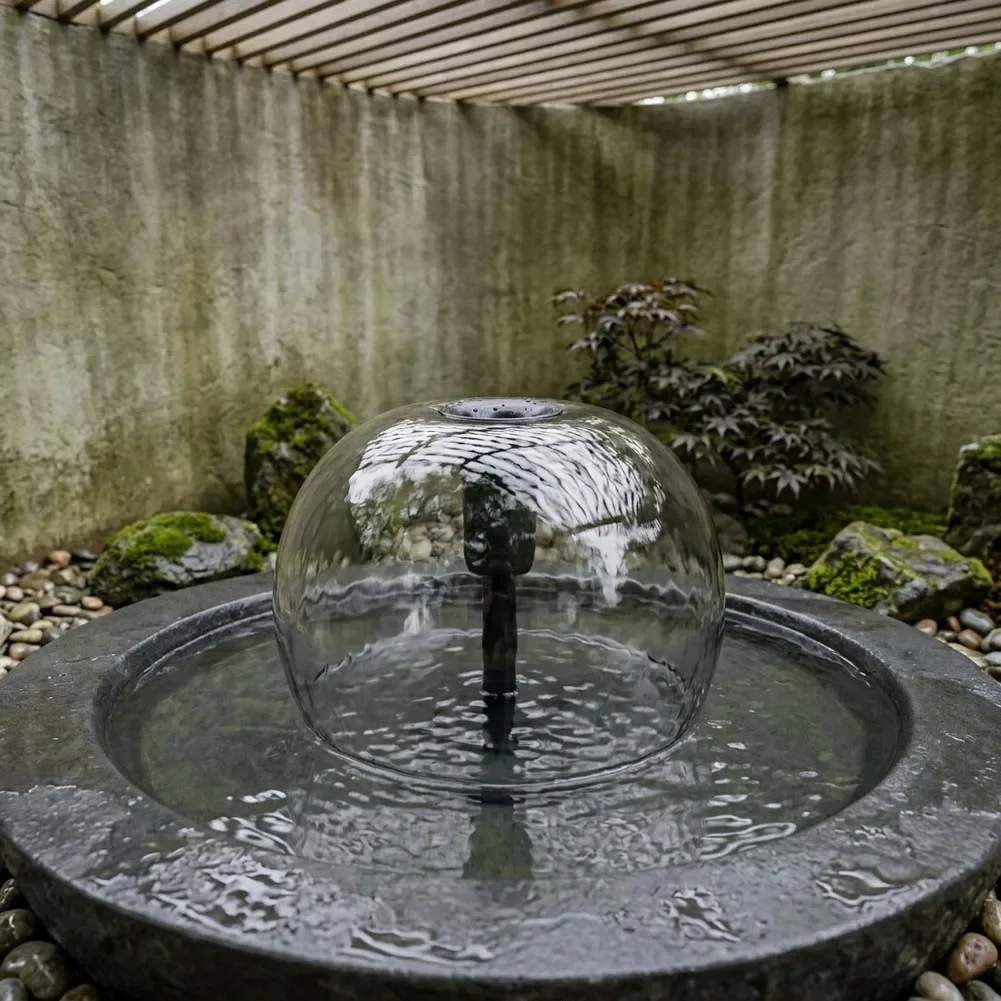 Water Feature Fountain Nozzle Kit With Interchangeable Parts For Submersible Pumps In For Garden Ponds And Outdoor Landscaping