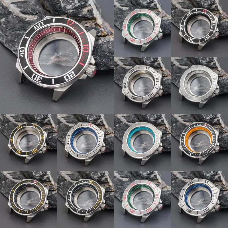 nh35-nh36-samurai-cassa-per-orologio-in-argento-movimento-seiko-mod-lunetta-in-vetro-zaffiro-inserto-posteriore-trasparente-quadrante-da-285-mm-parti-di-orologi