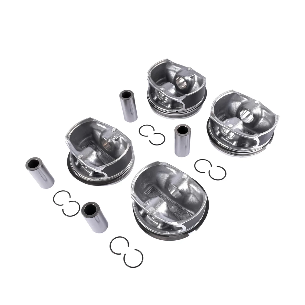 DPGKITS 4PC Pistons Rings Set 2700301717 For Mercedes-Benz A200 CLA200 GLA200 1.6T M270.910 Φ83mm KS Pistons Rings Rods & Parts