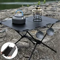 IGT Tactical Folding Table Translucent Desktop Aluminum Alloy Frame Table Portable Outdoor Table Camping Equipment