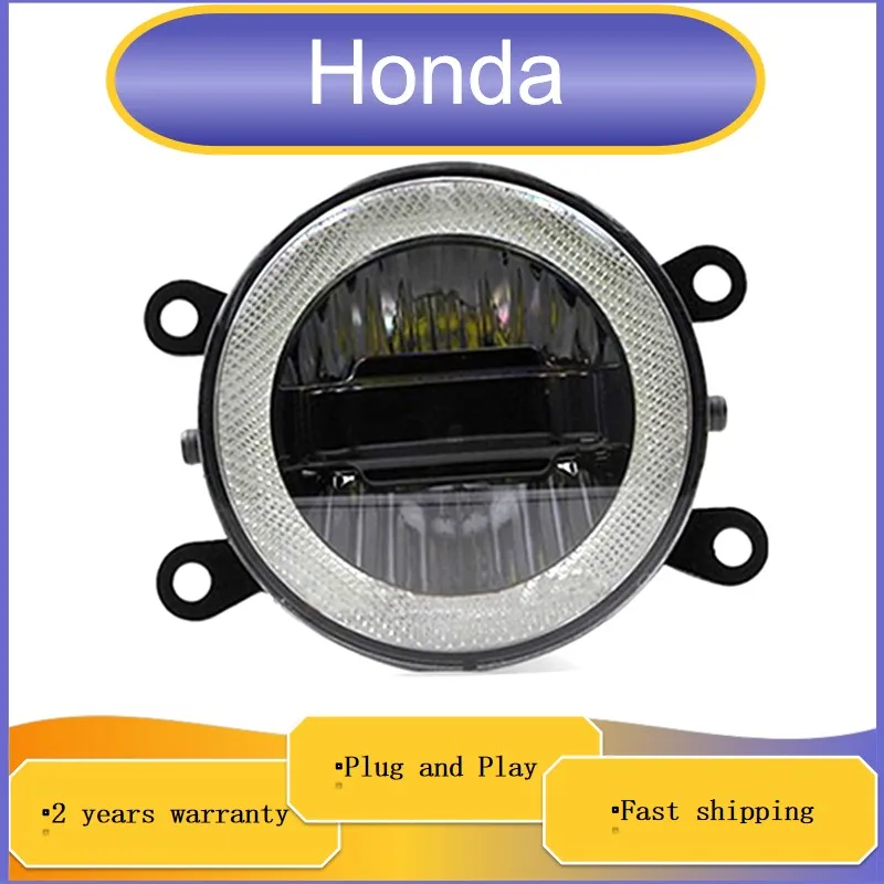 

Car Accessories for Honda City Fog Lamp Fit CR-V Spirior Odyssey Auto Angel Eye Fog Lamp DRL 3 function model