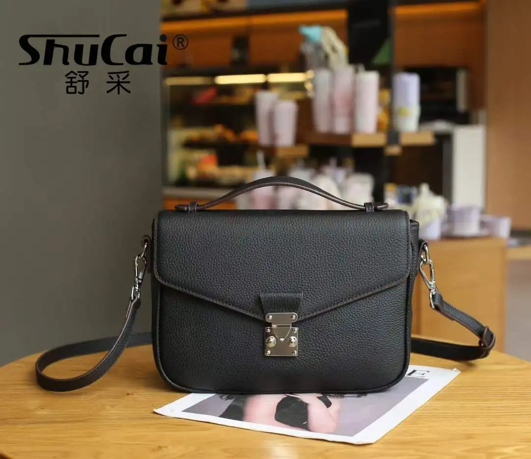 Genuine Leather Luxury Women’s Bags Fashion Vintage Bag Shoulder Retro Crossbody Small Square Youth Handbag Woman