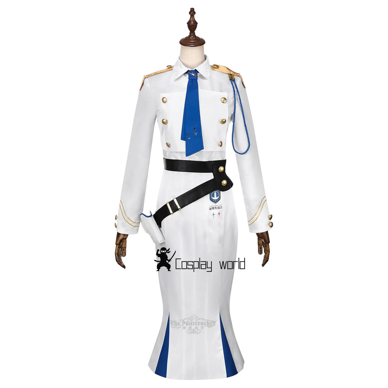Aoi Oki Game Blue Archive Cosplay Costume Outfit Halloween