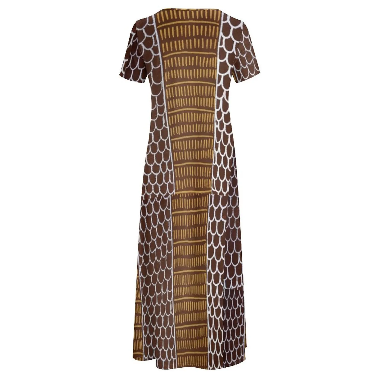 Robe à Manches Courtes et Col Rond pour Femme, Ensemble Élégant à la Mode