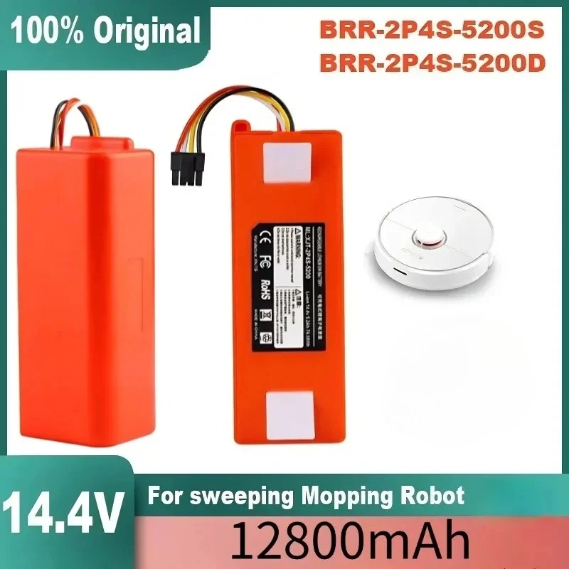 Batterie de remplacement 14.4V 6500mAh pour aspirateur Robot XiaoMi 1S Roborock S5MAX S6MAXV S7 S75