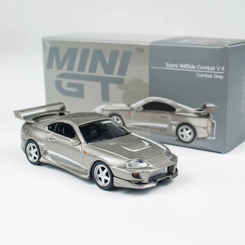 دييكاست الأصلي 1:64 مقياس سوبرا الحجاب الجانبي سبيكة نموذج محاكاة الديكور الهوايات الهدايا التذكارية جمع عرض ثابت