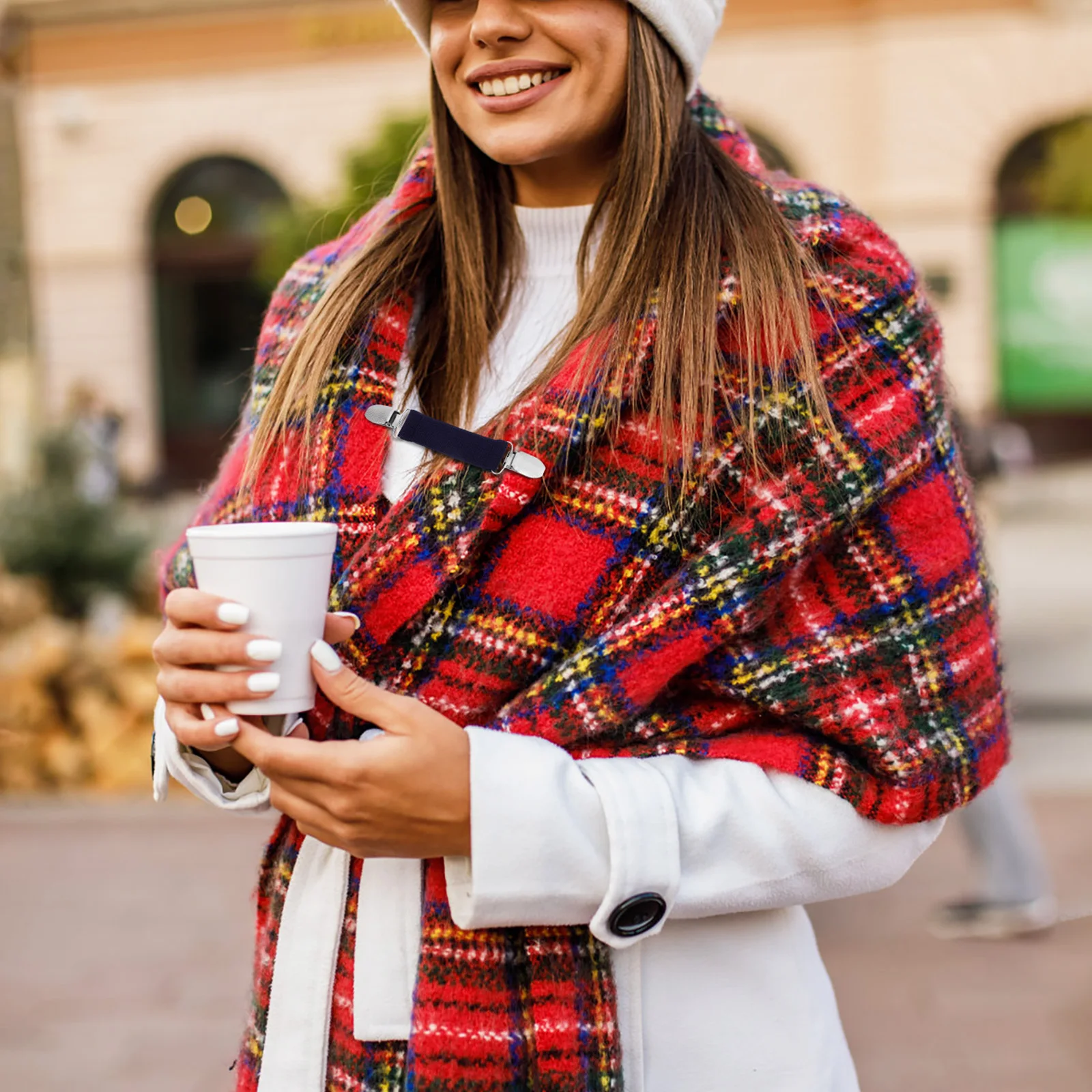 6 قطع ملابس قابلة للتعديل للنساء الخصر حزام الخصر لفساتين كليب شال سترة الملابس مقاطع المشبك مقاطع سترة