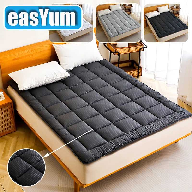 

152*203cm 160*200cm 180*200cm Quilted Mattress Pad With 43cm Bed Skirt