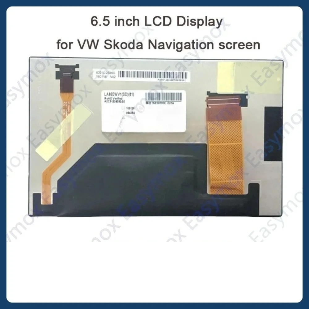 Picture 3: 6.5 Inch LCD Display for Volkswagen VW Golf Mk7 2013- 2017 MIB2 Infomainment Screen 3G0 919 605 D LA065WV1(SD)(01)