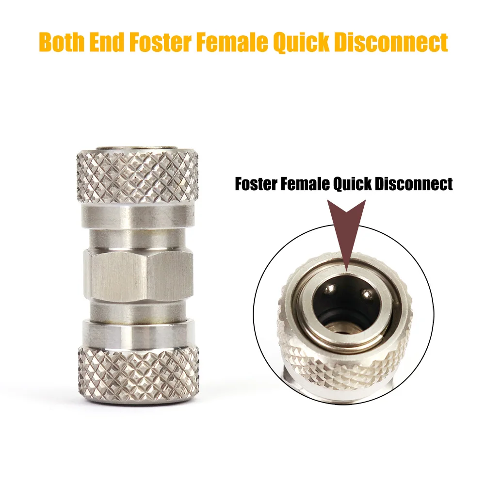Hochdruck 8MM Foster Quick Disconnect Männlich Weiblich Adapter Füllnippel Blind Plug Gewinde 1/8NPT & 1/8BSP & M10 * 1