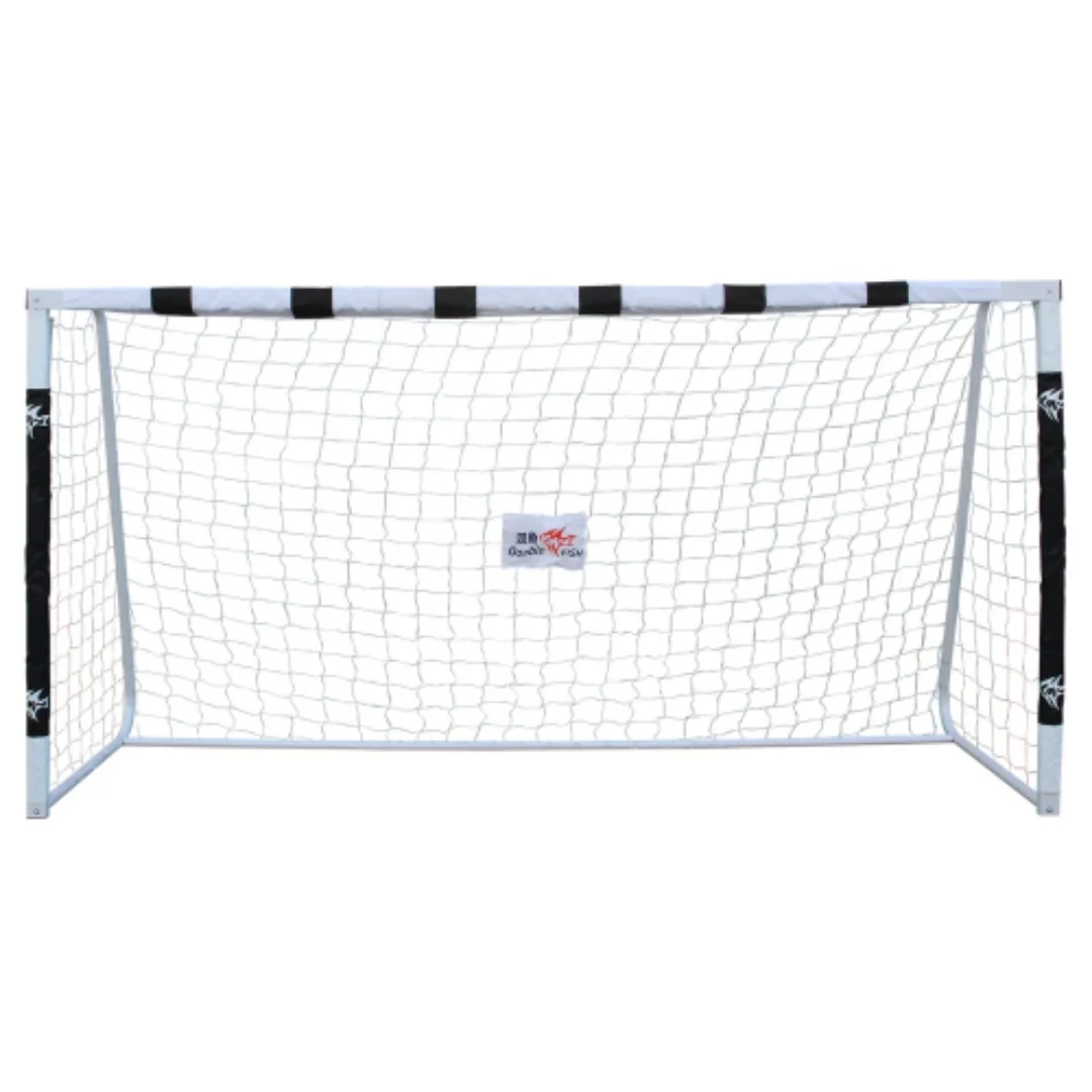 10x6.6ft Large Soccer Goal Set with Nets, Heavy Duty Weatherproof Football Frame, Portable Backyard Training Equipment with Carry Bag & Ground Stakes