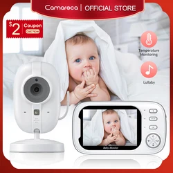 Camaroca Baby Monitor 2.4G Wireless With 3.5 Inch Security Camera 2 Way Audio Talk Night Vision Temperature Monitoring Baby Item