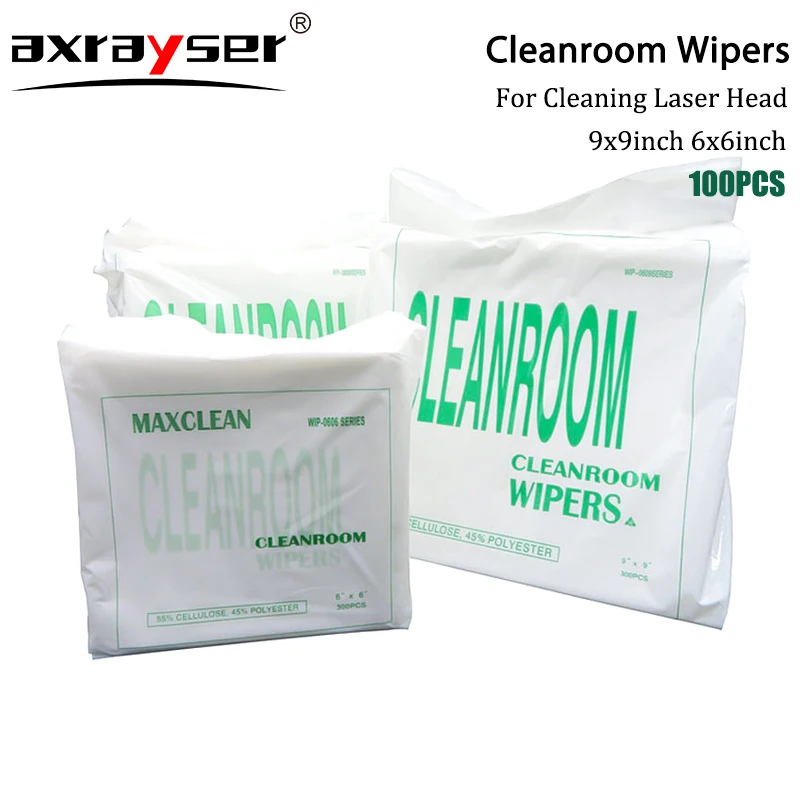 Cleanroom Wiper Non Dust Cloth 100Pcs 3009 Industry Dust Free Paper for Cleaning Format Printer Laser Head Lens