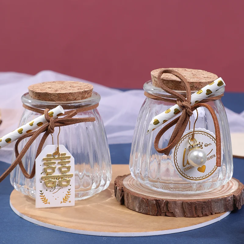 

Креативная подарочная коробка из стеклянных бутылочек, упаковочные коробки для сувениров для детского душа, сумки для свадебных конфет, товары для вечеринок