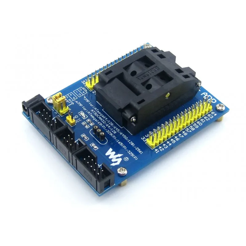 M64+ ADP, Programmer Adapter,AVR Atmega TQFP64 special test seat programming seat with interface