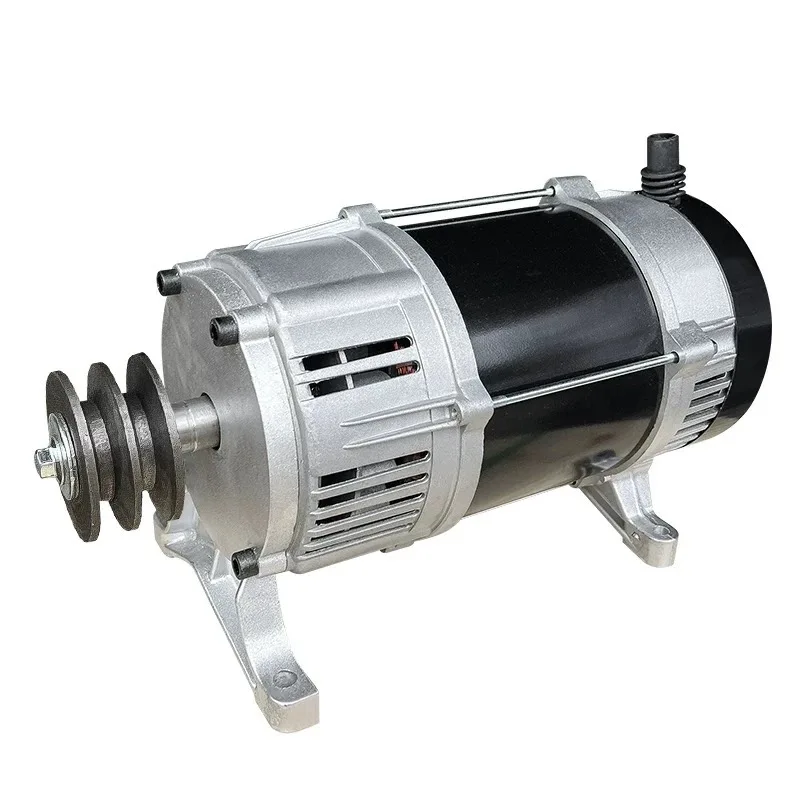 High Power 2000W Pulley Generator AC Voltage  All Copper Small Generator 220V Electric Alternator Machine Belt Type Generator
