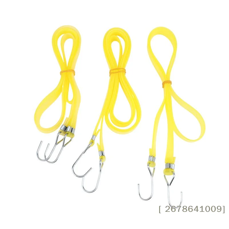 ⚑Elastic Cargo Tie Down Straps WithMetal Hooks 1M-2M Motorcycle Bike Bungee Cord For Luggage Transport Rubber Security Rope