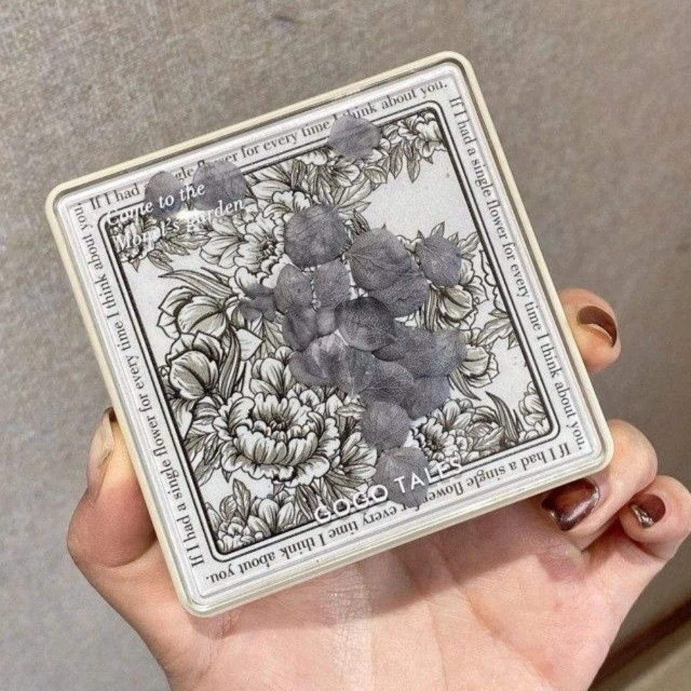 GOGO TALES GOGO DANCE Secret Garden Petal Eyeshadow القرص الصيف الحليب الشاي الأرض لهجة ماتي بيرليسسينت الترتر للنساء الفتيات