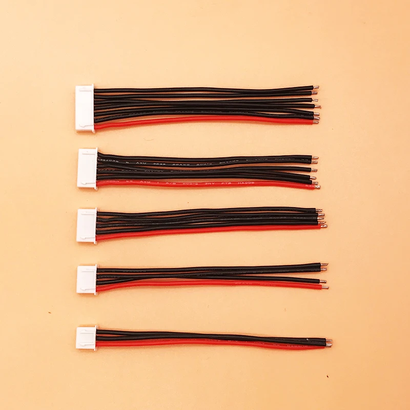 10pcs/lot 1S/2S/3S/4S/5S/6S/8S Lipo Battery Balance Charger Cable For IMAX B6 B8 Connector Plug Balanced Charging Line RC Model