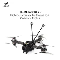 HGLRC Rekon Y6 5inch Long Range Quad Analog / Moonlight Kit / O4 Pro Version SPECTER F722 40A 2004 1800KV 6S