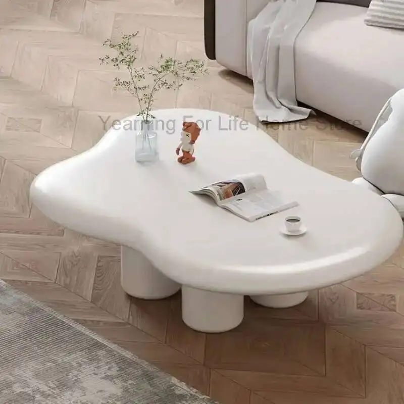 

Table Design Coffee Cloud Creative Nordic Irregular Living Room Style Tables Cream Night Tavolini Per Salotto Home Furniture GY