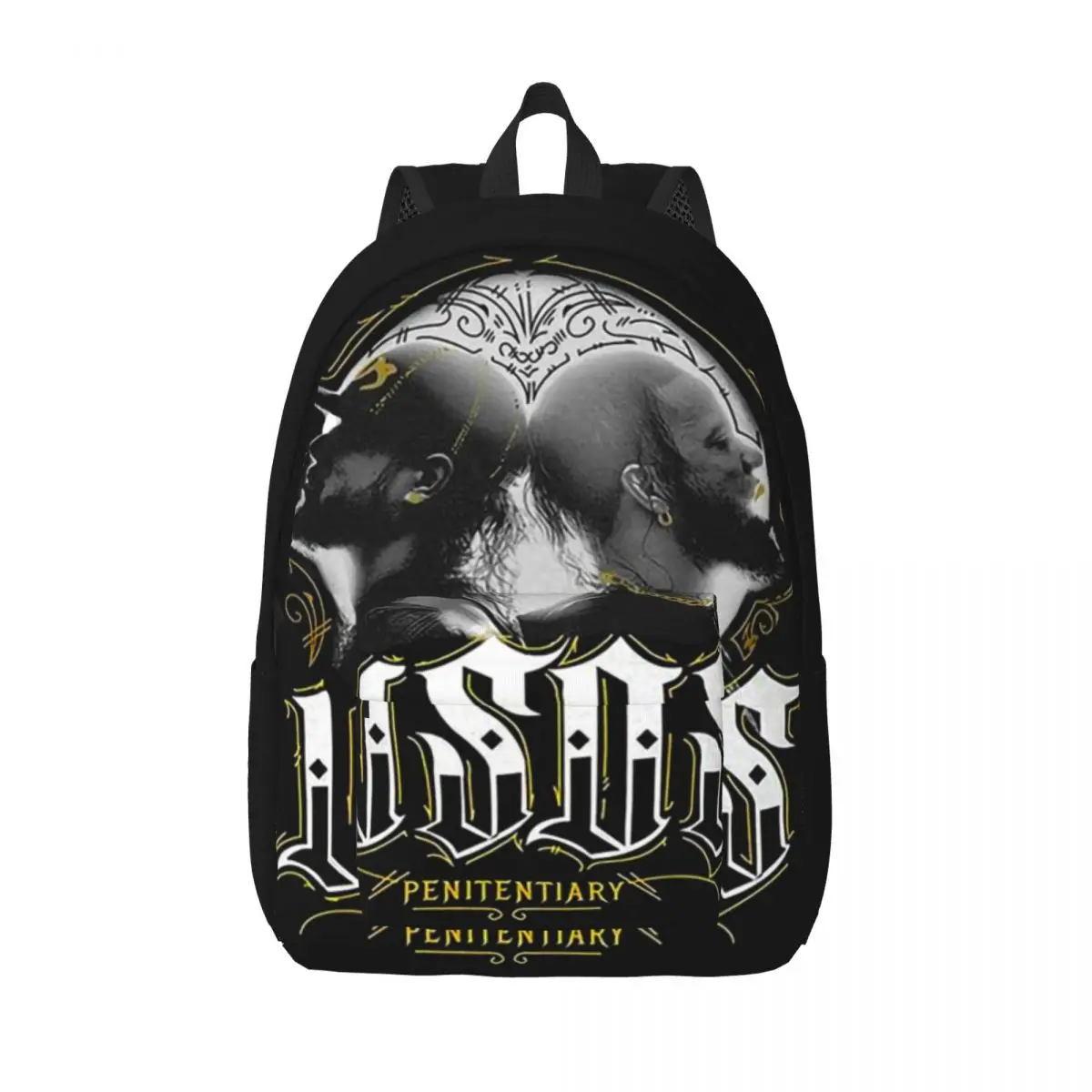 WWE The Usos Backpack Penitentiary Authentic Backpacks Men University Durable High School Bags Colorful Rucksack Xmas Gift