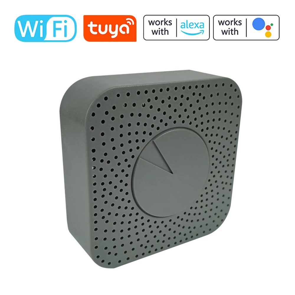 Tuya WiFi Intelligent Air Quality Monitor 5-in-1 Air Housekeeper HCHO/CO2/VOC/Temperature/Humidity Detector Support Remote APP