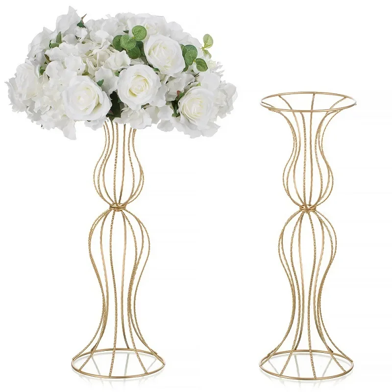 X-15 live road guide flower stand festival party desktop decoration wrought iron flower tray hotel banquet arrangement props