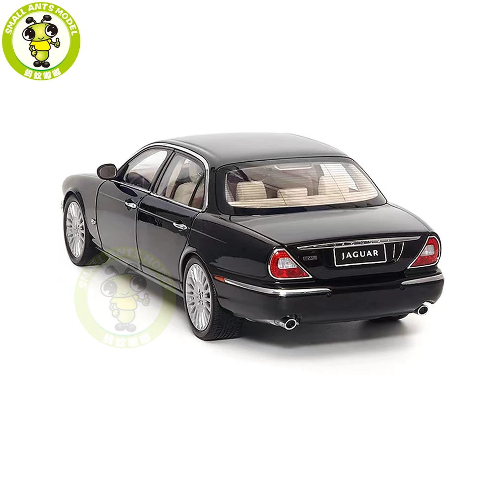 1/18 XJ X350 XJ6 Almost Real 810501 Black Diecast Model Toy Car Gifts For Father Friends