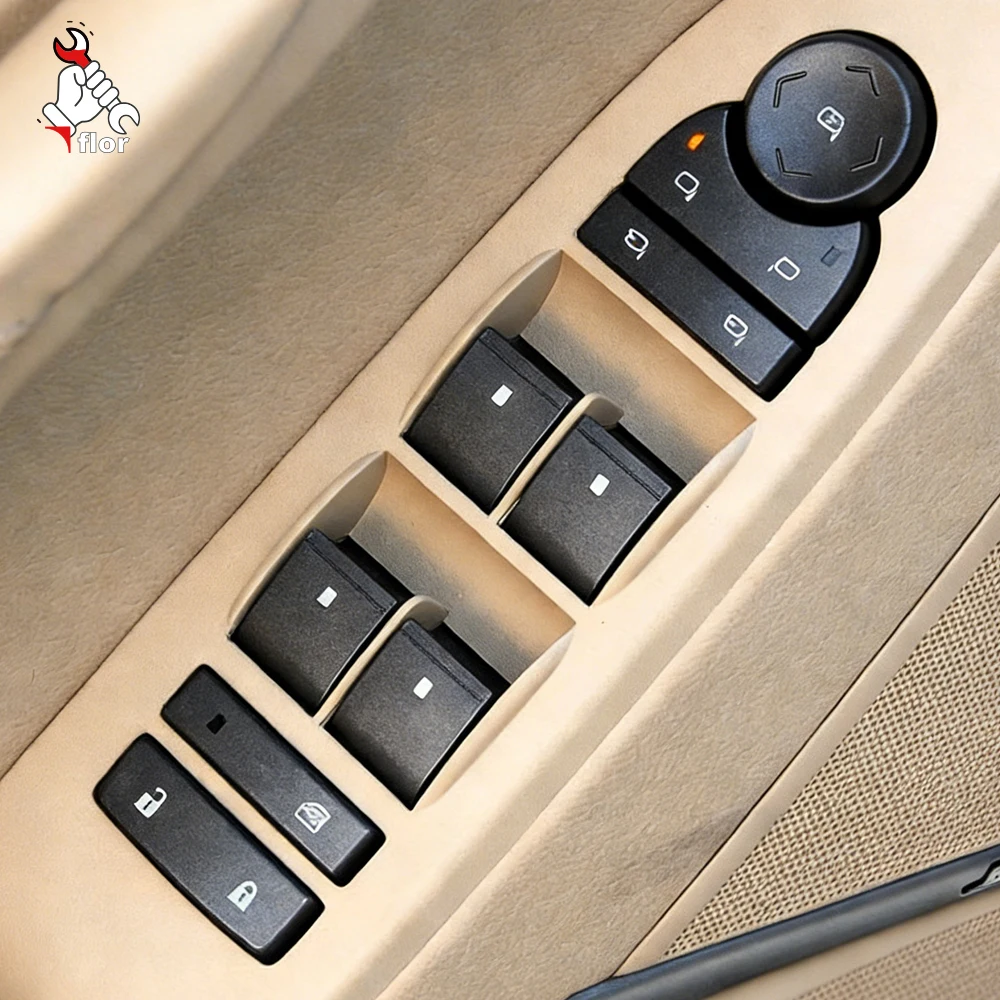 Left-Hand Drive Car Power Window Switch For Cadillac CTS 2008-2012 Electric Power Window Control Switch Window Control Button