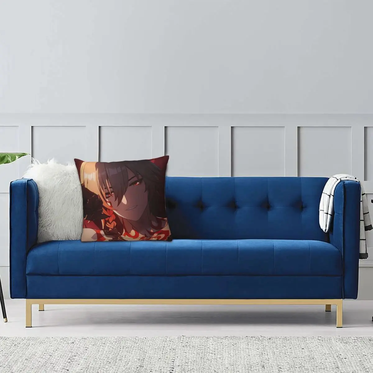 Honkai Star Rail Mydei Anime Square Pillowcase Pillow Cover Cushion Zip Decorative Comfort Throw Pillow for Home Living Room