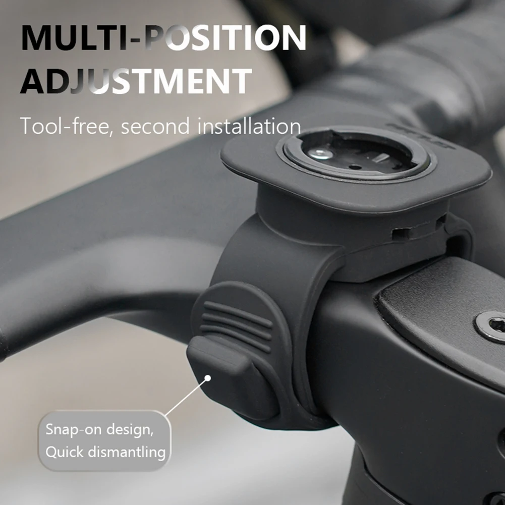 Silicone Bicycle Computer Mount Non-slip Bike Handlebar Computer Mounting Stand Ultra Light Shockproof Holder Base Accessories