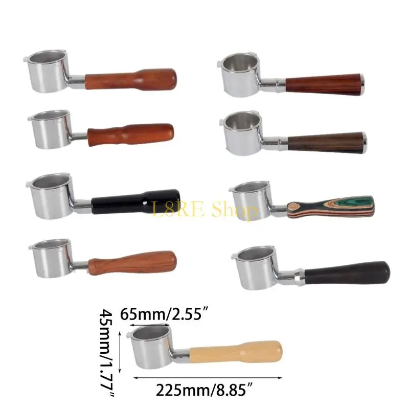 l8re 51mm portafilter قاع مع 4 أكواب مرشح سلة الإسبريسو آلة portafilter ل EC9335/9665/9155 صانع القهوة