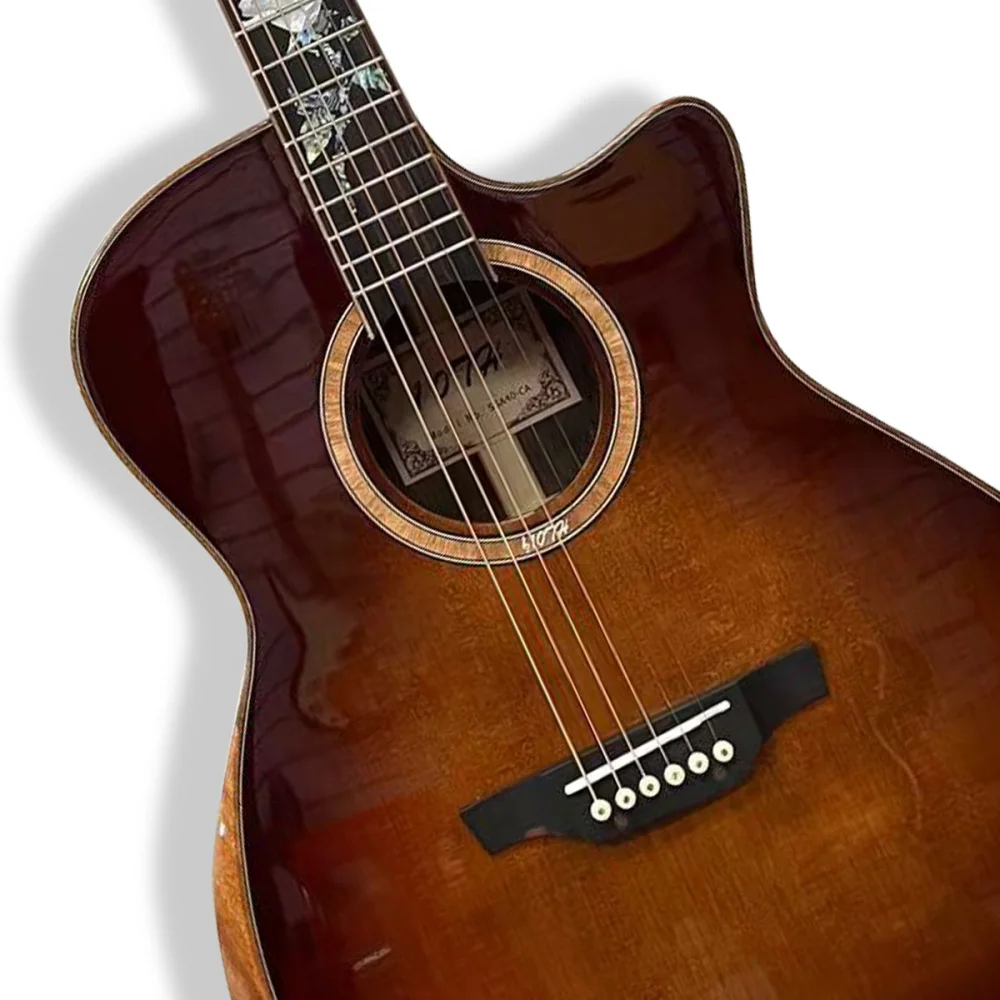 Верх из ели Single Light винтажная народная гитара SGA40-CA